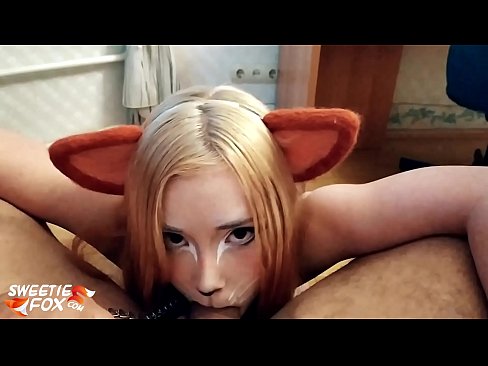❤️ Kitsune ingoia cazzo è cum in bocca ❤ Video porno à noi ﹏